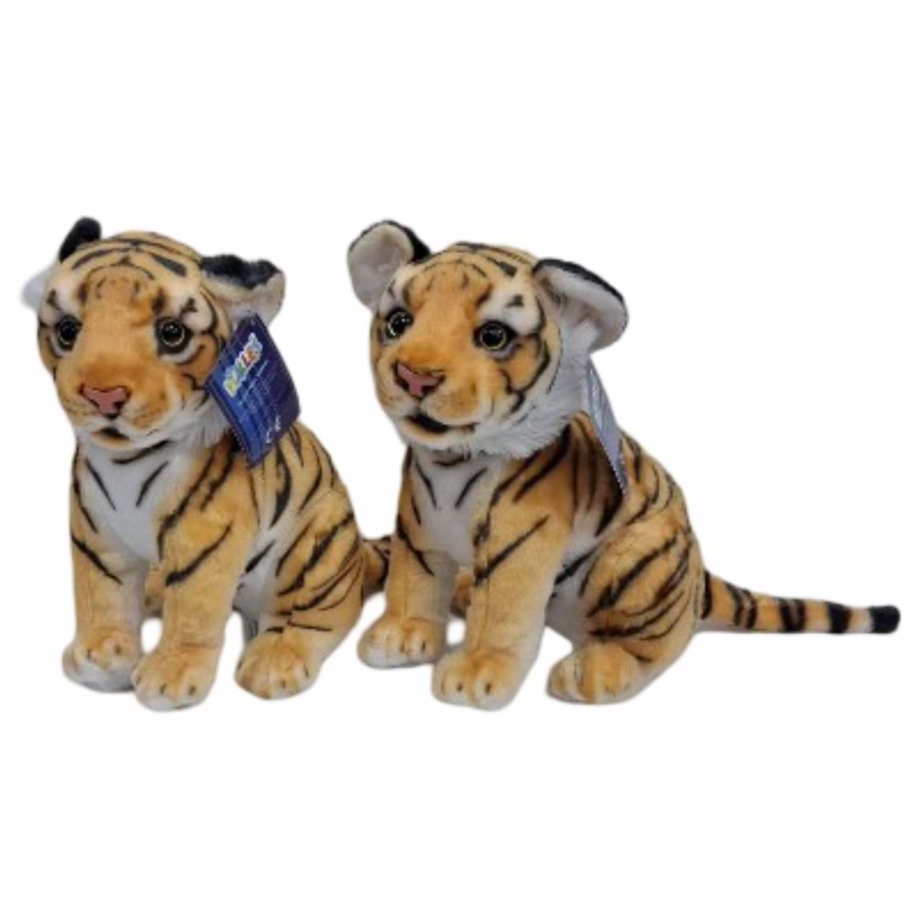 PELUŞ 43 CM OTURAN KÜÇÜK KAHVERENGİ KAPLAN PL50132 *40