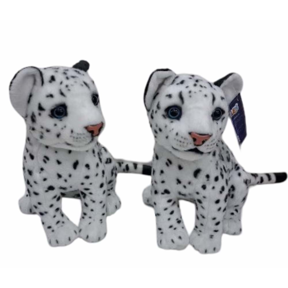 PELUŞ 43 CM KÜÇÜK BEYAZ LEOPAR PL50135 *40