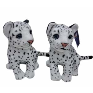 PELUŞ 43 CM KÜÇÜK BEYAZ LEOPAR PL50135 *40