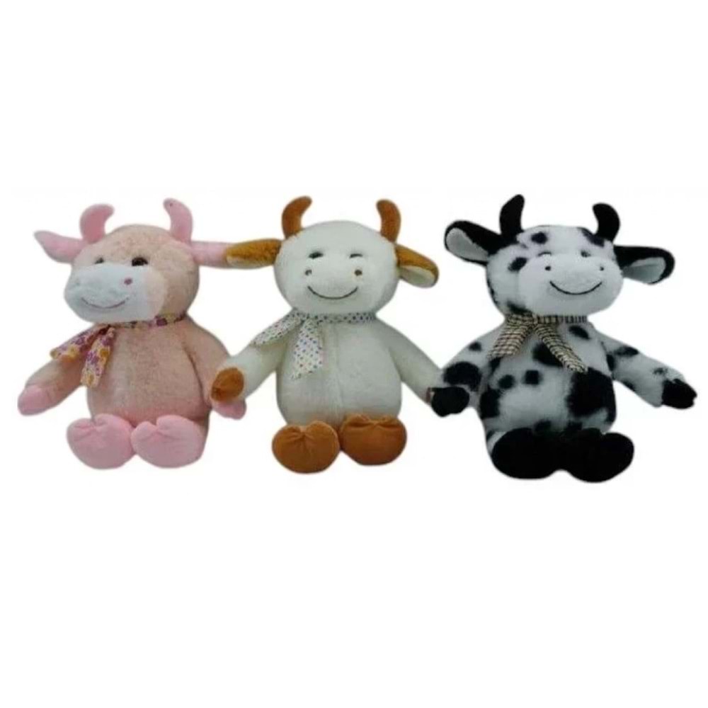 PELUŞ 60 CM İNEK PL62925 *24