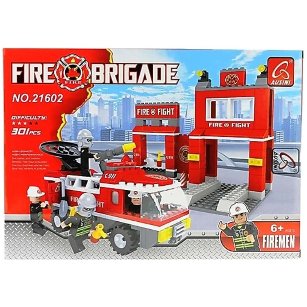 AUSINI LEGO İTFAİYE İSTASYONU 301 PARÇA 21602 *24
