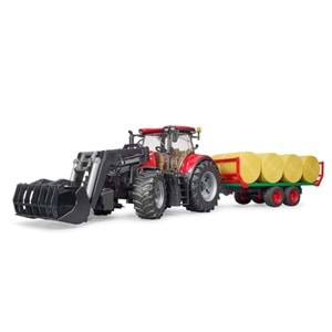 BRUDER CASE OPTUM KEPÇELİ TRAKTÖR RÖMORK BR03198 *