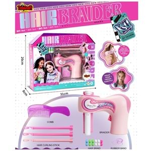 TOYCRAFT DIY SAÇ ÖRME MAKİNASI FULL SET*24 KSY892