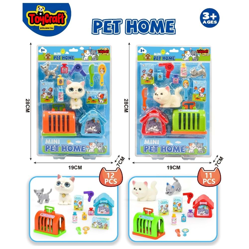 TOYCRAFT PET OYUN SETİ 832-214 *64