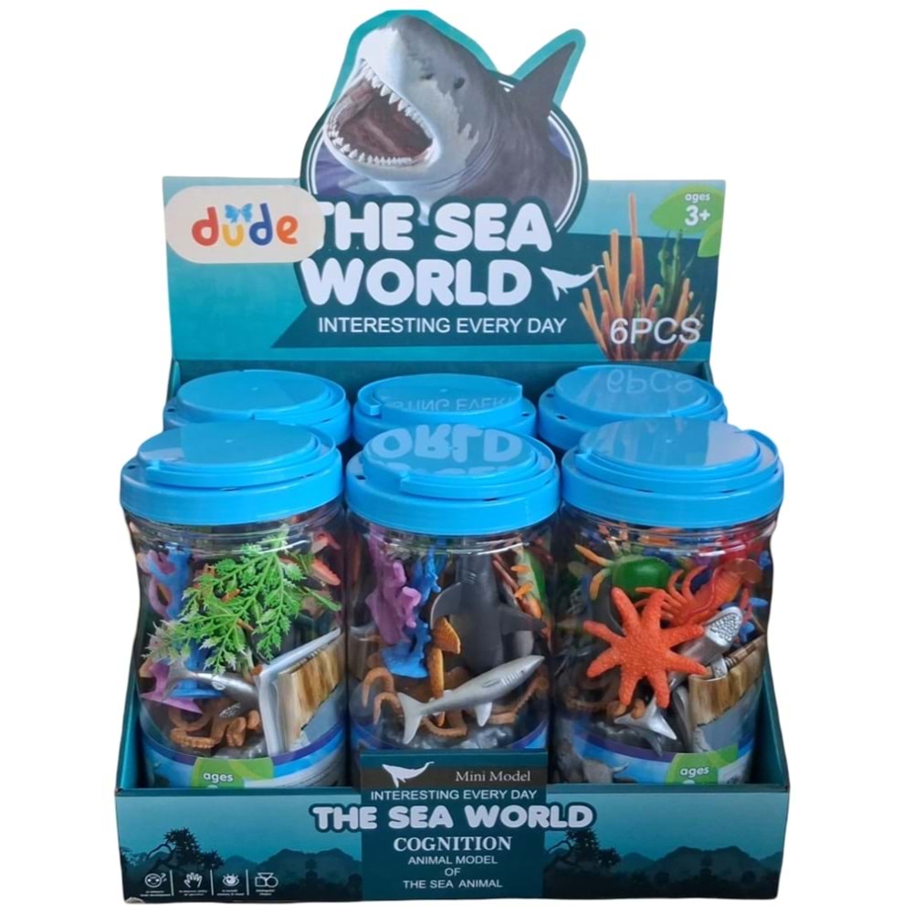 SEHER BÜYÜK PVC KUTU DENİZ HAYVANLARI SETİ HY716-2 *36