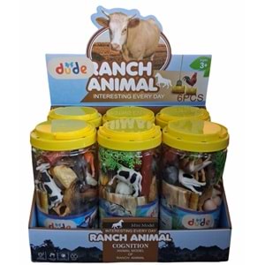 SEHER BÜYÜK PVC KUTU ÇİFTLİK HAYVANLARI SETİ MC716-2 *36