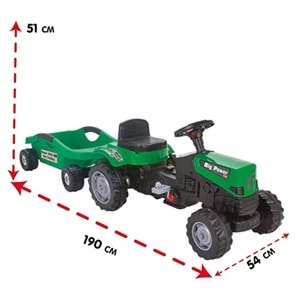 PİLSAN POWER PEDALLI BİG TROLLEY TRAKTÖR 07320 *1