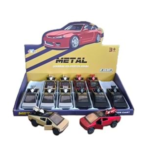 Seher 1:36 Çek Bırak Araba Metal Cyber Truck 3617C *144