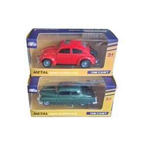 Seher 1:36 Çek Bırak Klasik Araba Üç Kapılı Metal 36191A *120