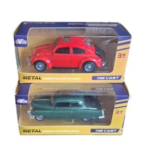 Seher 1:36 Çek Bırak Klasik Araba Üç Kapılı Metal 36191A *120