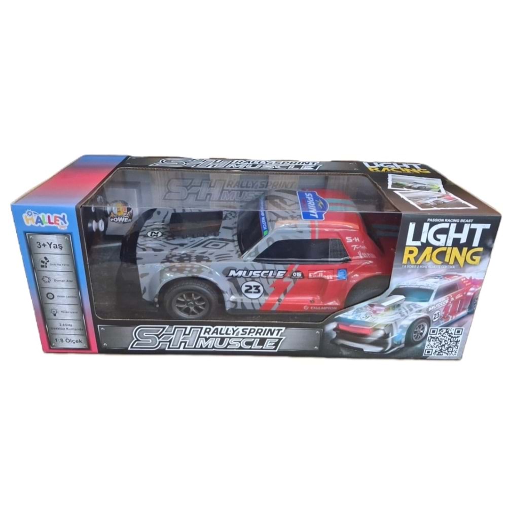 SEHER UZK ŞARJLI 1:8 ÖLÇEK RALLY SP.RINT DUMAN ÇIKARAN SH40769 *6