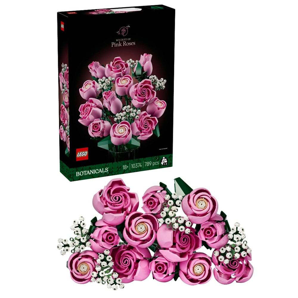 LEGO BOTANİCALS PEMBE GÜL BUKETİ LAD10374