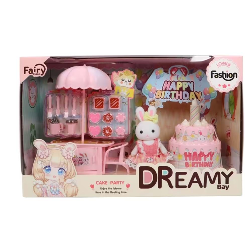 MG BAY DREAMY MİNİ TAVŞAN OYUN DOĞUM GÜNÜ SETİ 6642A *42