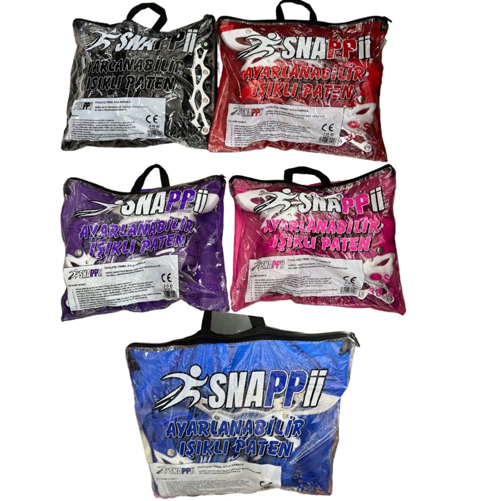 SNAPPİİ AYARLANABİLİR IŞIKLI PATEN (34-37) SNP002M *12