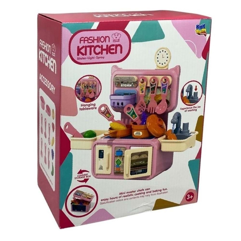 MİNİ MUTFAK SET - PEMBE 2560 *24