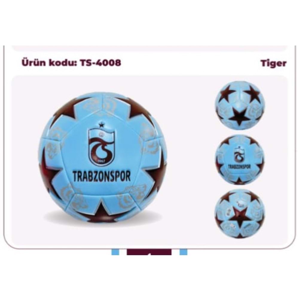 TRABZONSPOR LİSANSLI FUTBOL TOPU TIGER TS-4008 *30
