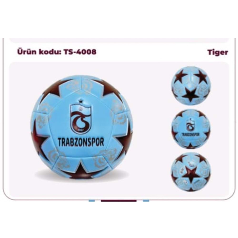 TRABZONSPOR LİSANSLI FUTBOL TOPU TIGER TS-4008 *30