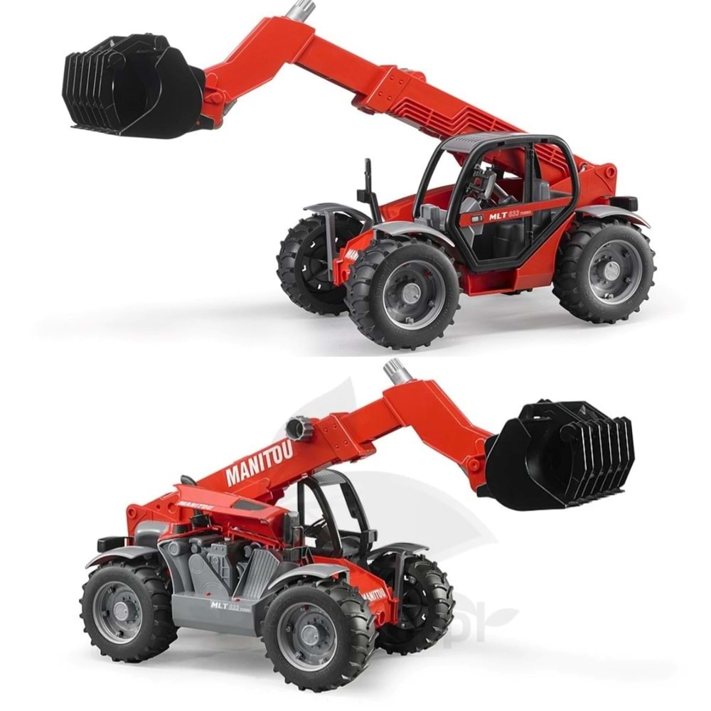 BRUDER MANITOU MİT 633 TELESKOPİK YÜKLEYİCİ BR02125