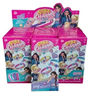 BİLEKLİK YAPMA SETİ STYLE CHARMS 18 Lİ PKT MS-3305 *108