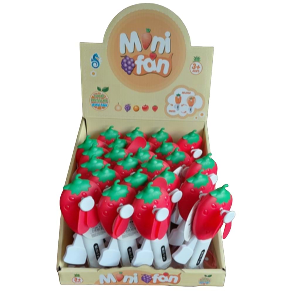 MİNİ EL FANI ÇİLEKLİ 24 LÜ PKT 1188-121 *216