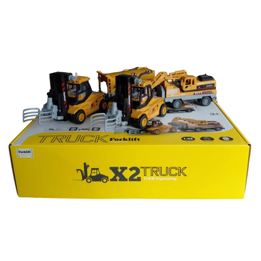 SESLİ IŞIKLI TAŞIYICILI FOKLİFT 4 LÜ PKT KLX900-48 *40