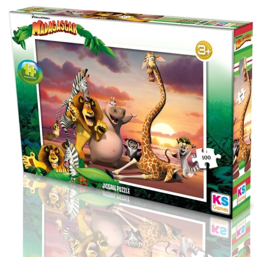 PUZZLE MADAGASCAR 100 PARÇA 1714 *12
