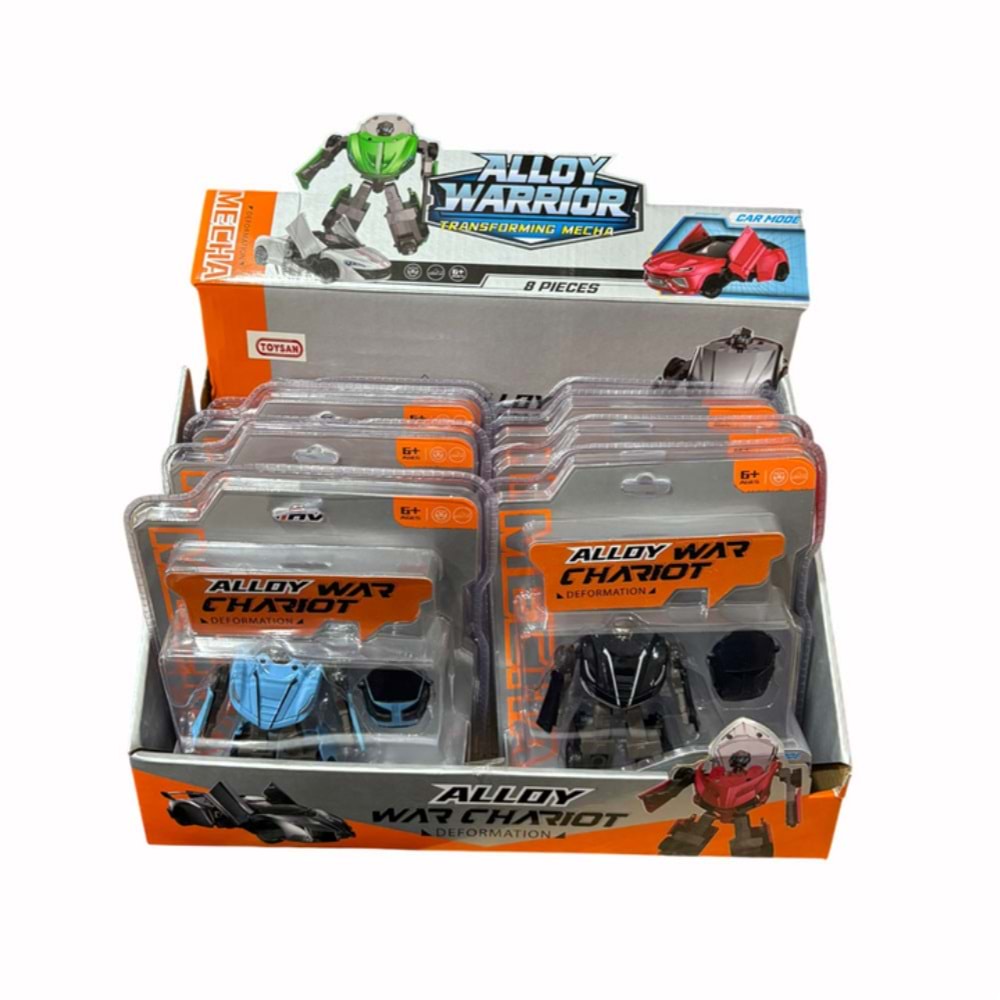 ROBOTA DÖNÜŞEN SPOR ARABA 8 Lİ PKT 801-2A *72