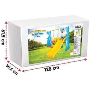 PİLSAN DİNO KAYDIRAK VE SALINCAK SETİ 06099