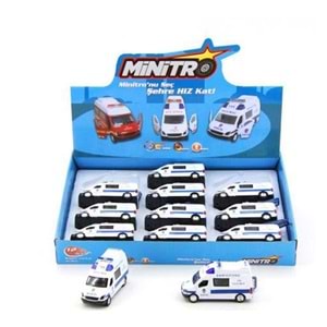 METAL ÇEKBIRAK EKİP OTOSU SESLİ IŞIKLI FY5058SB-12D *144