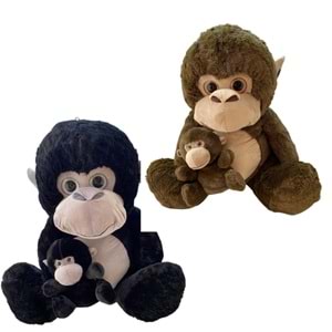 PELUŞ YAVRULU MAYMUN 80 CM PL62930 *8