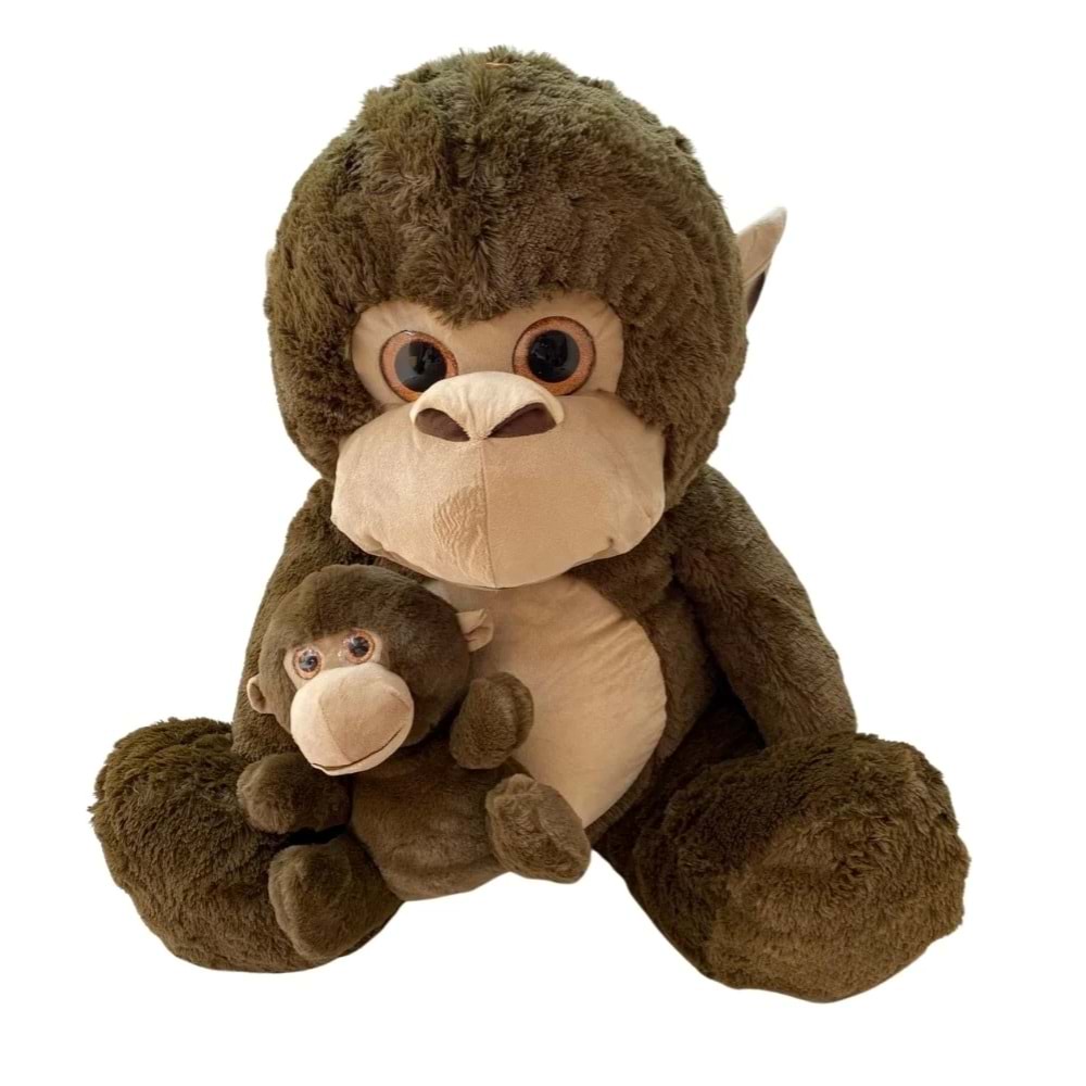 PELUŞ YAVRULU MAYMUN 80 CM PL62930 *8