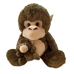 PELUŞ YAVRULU MAYMUN 80 CM PL62930 *8