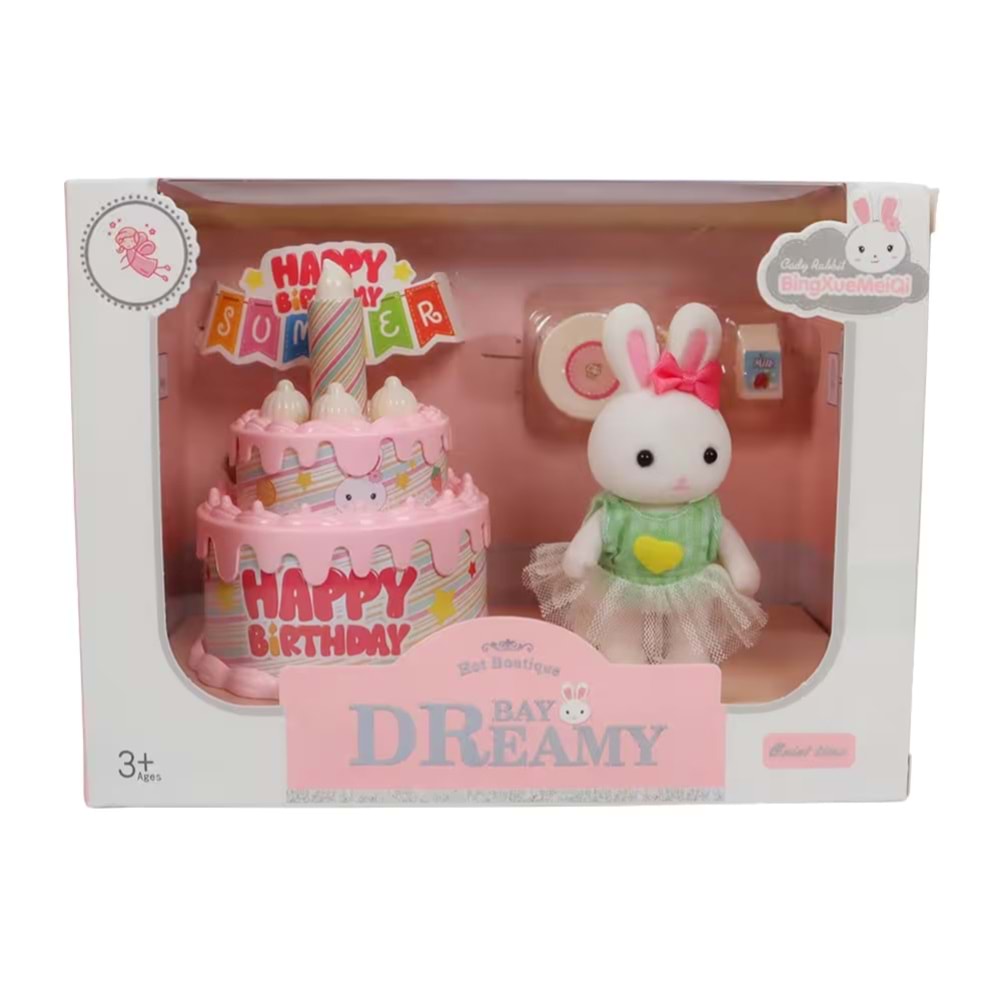MG BAY DREAMY MİNİ TAVŞAN DOĞUM GÜNÜ PASTA 6621A-8
