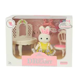 MG BAY DREAMY MİNİ TAVŞAN ŞİFONYER SETİ 6621A-1