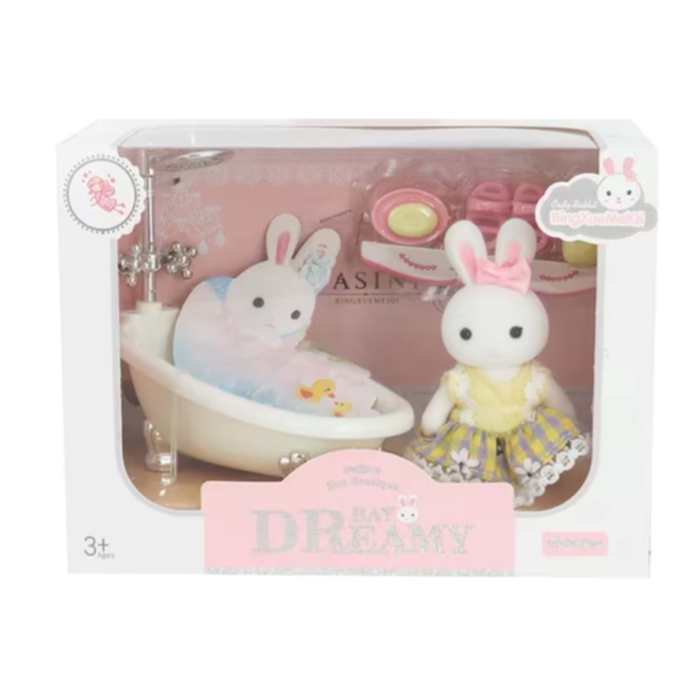 MG BAY DREAMY MİNİ TAVŞAN BANYO SETİ 6621A-4