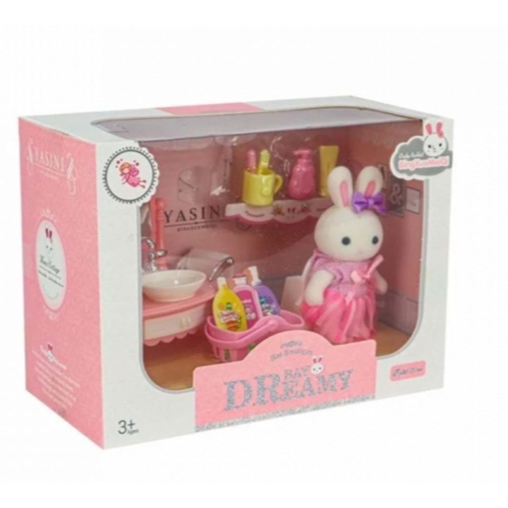 MG BAY DREAMY MİNİ TAVŞAN LAVABO SETİ 6621A-5