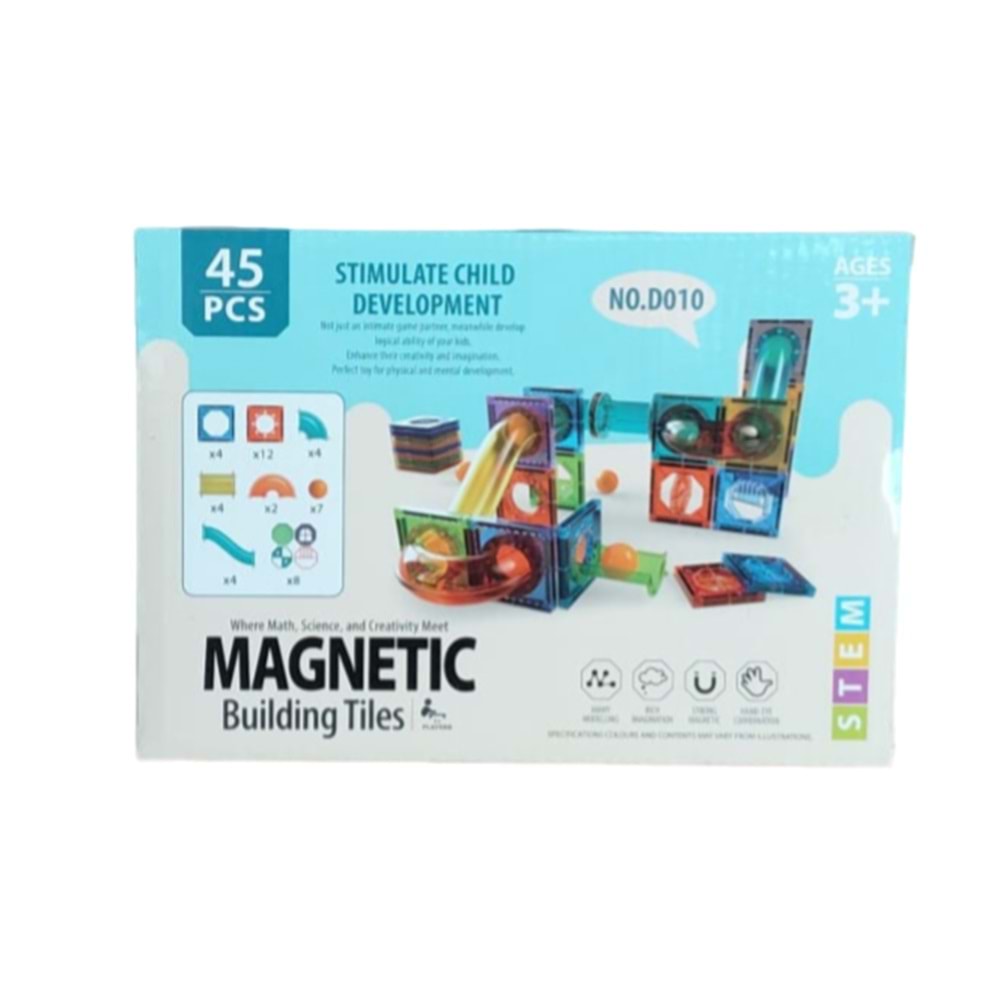 MAGNETIC BLOKS 45 PARÇA D010 *36
