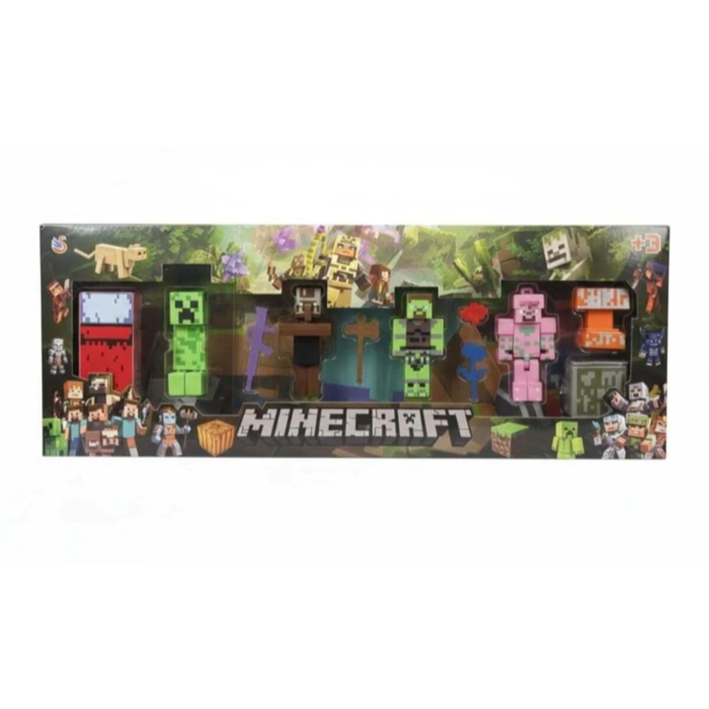 CREEPER 7 PRÇ MINECRAFT S-400 *62