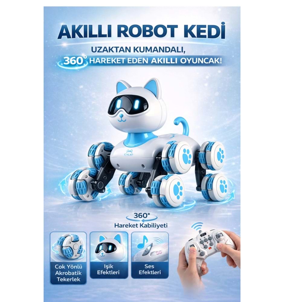 SEHER UZK ROBOT KEDİ MERDİVEN ÇIKABİLEN SH59966 *12