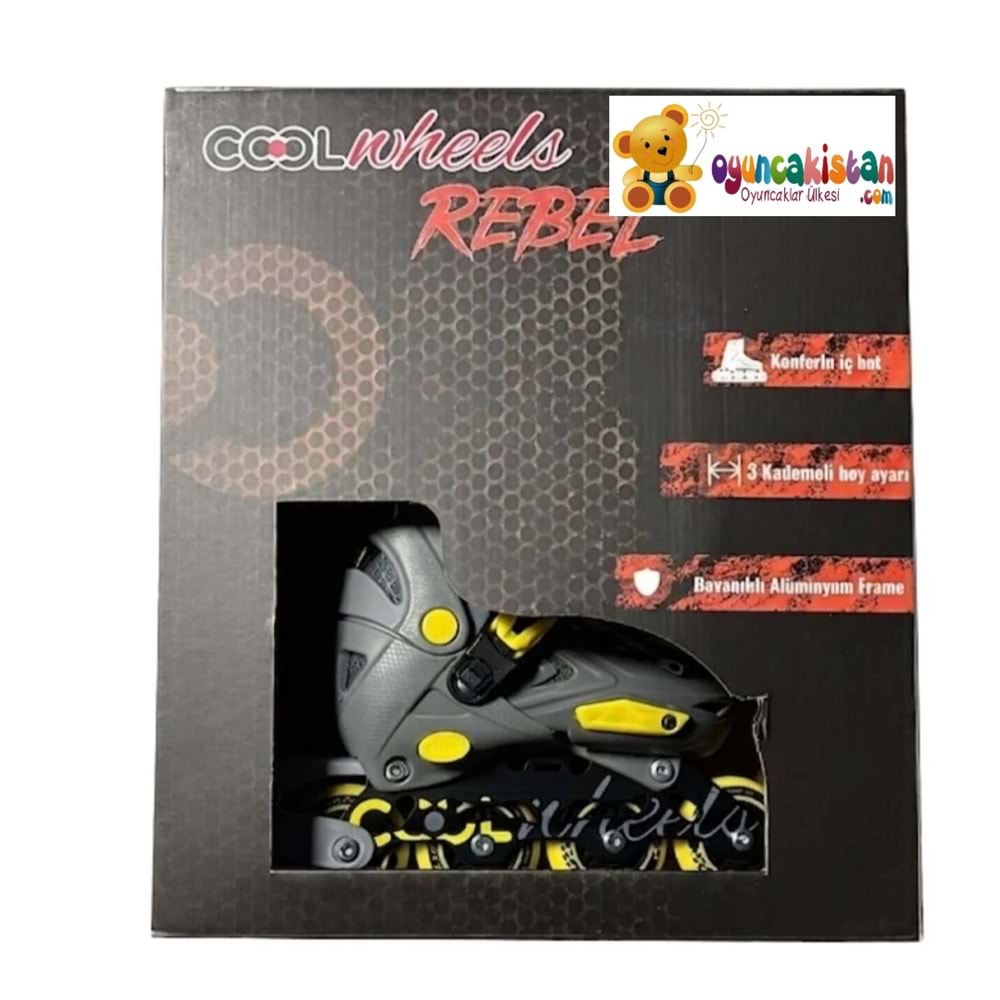 REBEL PATEN GRİ-SARI (38-41) FR38637 *6