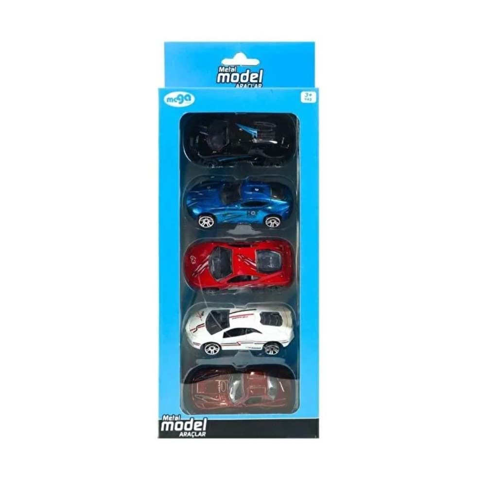 5 Lİ DİECAST MODEL ARABA TN-1025 *144