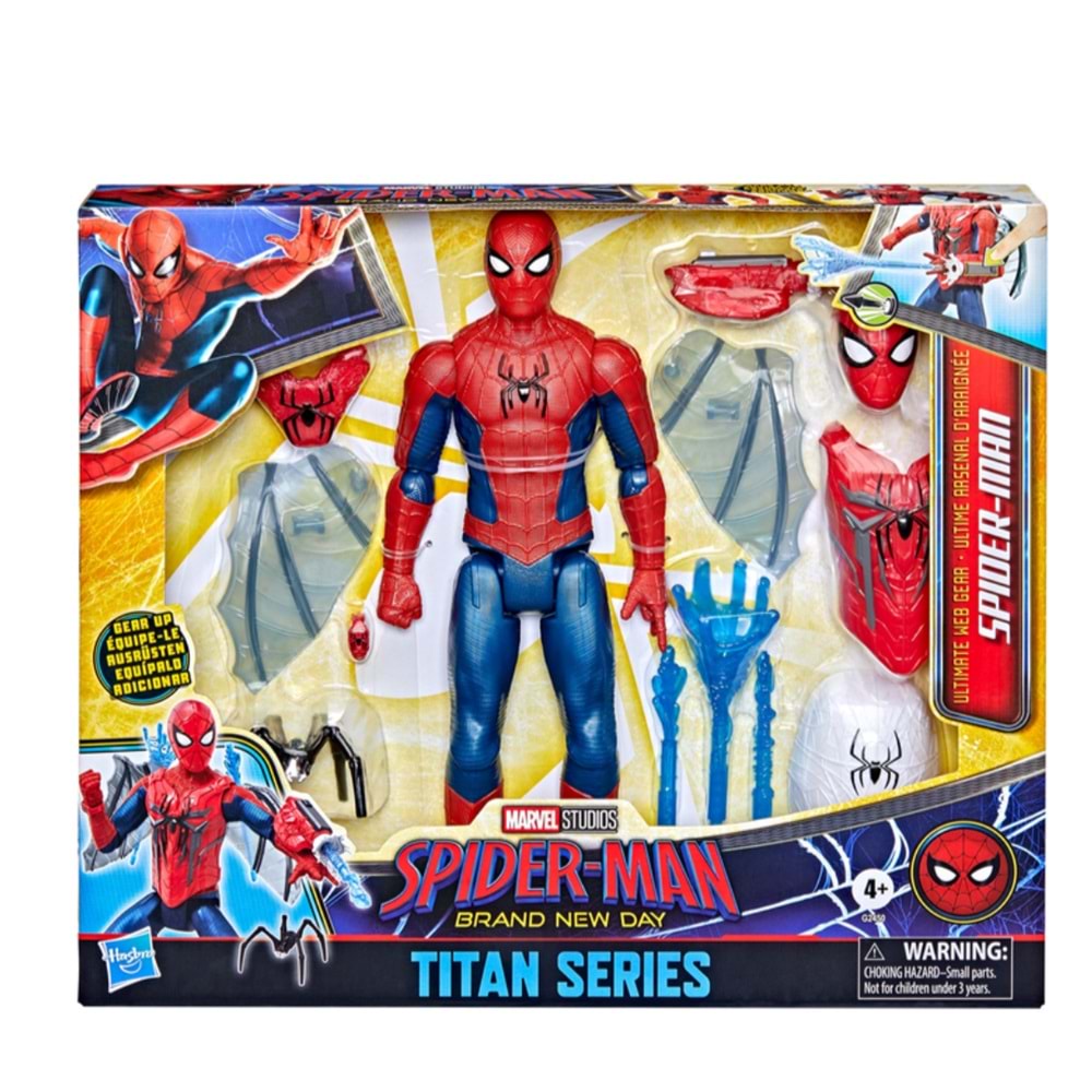 HSB SPIDER-MAN TİTAN SERİ ULTİMATE AKSİYON FİĞÜR G2450 *4