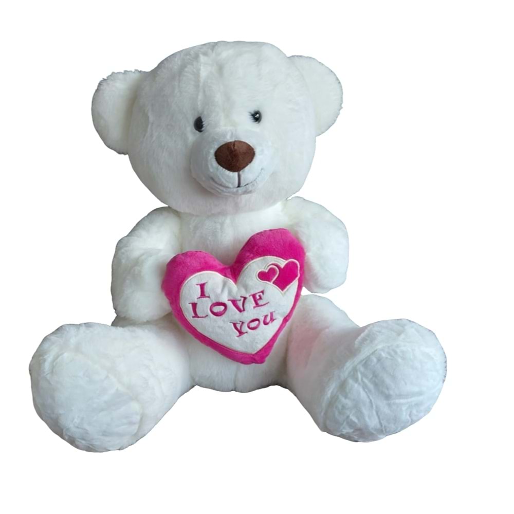 PELUŞ 55 CM AYI LOVE KALPLİ PL50231 *10