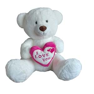 PELUŞ 55 CM AYI LOVE KALPLİ PL50231 *10