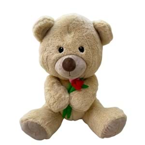 PELUŞ 45 CM GÜL TUTAN AYI PL50216 *22