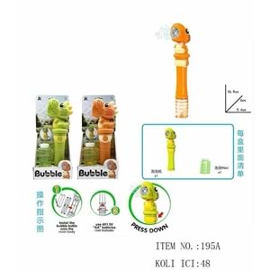 DİNAZOR OTOMATİK PİLLİ DEV KÖPÜK PERVANESİ 195A *48