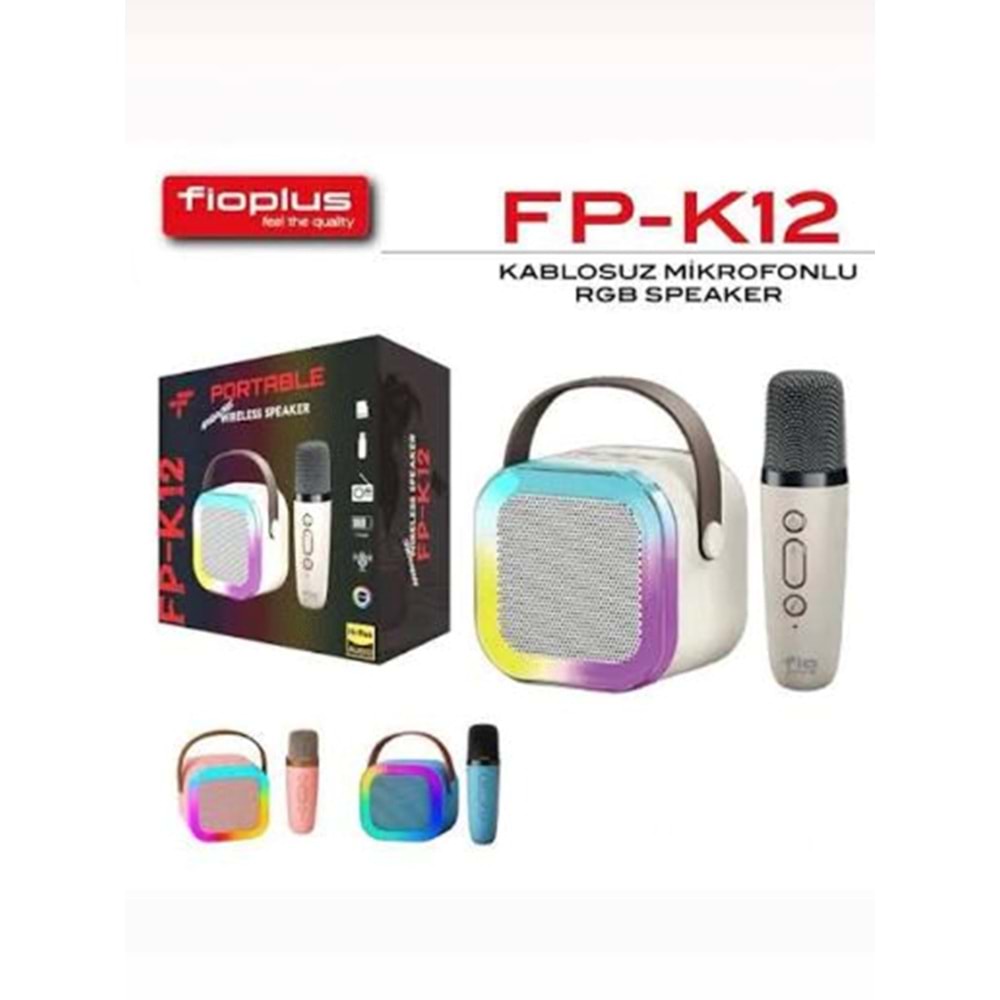 KARAOKE WİRELESS SPEAKER FP-K12 *40
