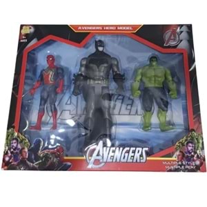 KUTULU 3 LÜ AVANGERS SET FAB.3088 *20