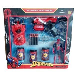 HEDEFLİ ELDİVEN SPIDERMAN DART ATICI SET FAB.10092 *18