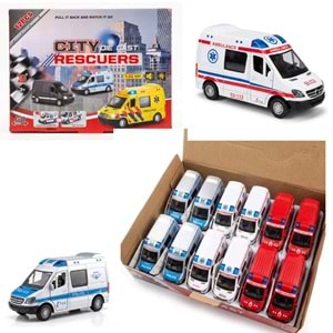 ÇEKBIRAK MINIBÜS POLİS &İHFAİYE&AMBULAN 12 PKT XG879-107 *96